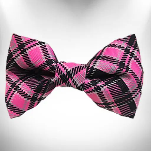 Plaid Dog Bow Tie Walk-e-Woo