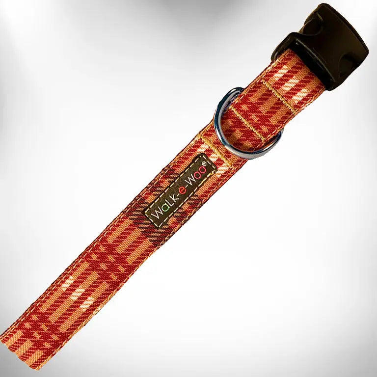 Plaid Dog Collars Walk-e-Woo