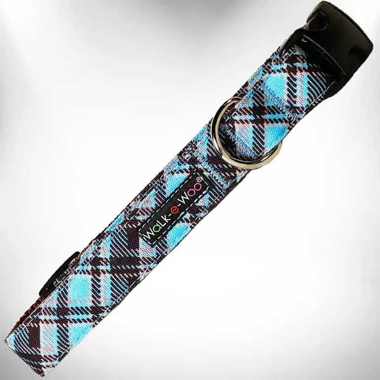 Plaid Dog Collars Walk-e-Woo