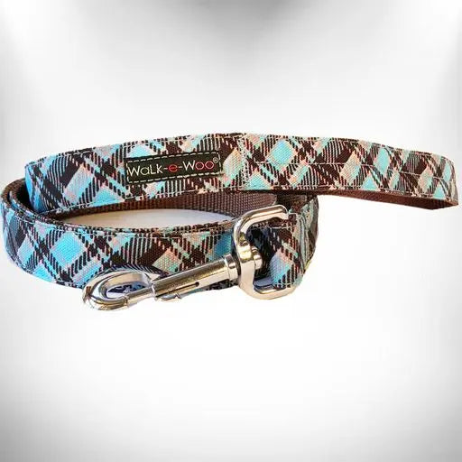 Plaid Dog Leads Walk-e-Woo