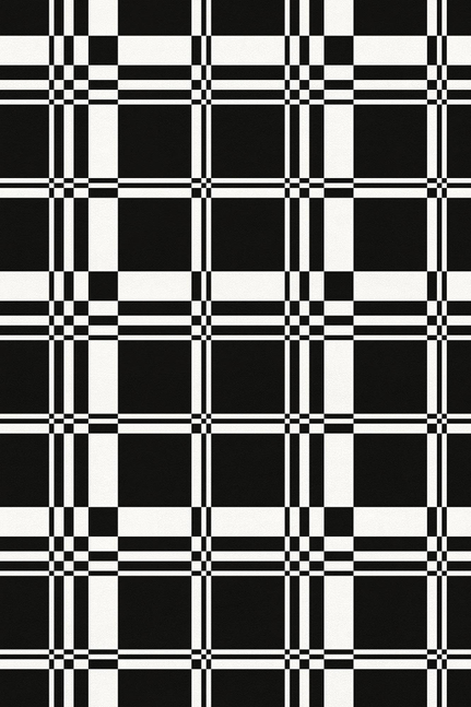 Plaid Indoor/Outdoor Vinyl Floor Covering SBC-LTD
