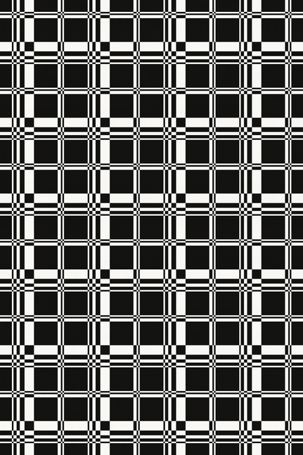 Plaid Indoor/Outdoor Vinyl Floor Covering SBC-LTD