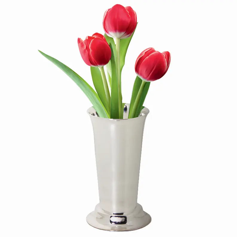 Plain Vase English Silver Plate 4.5"h Corbell Silver