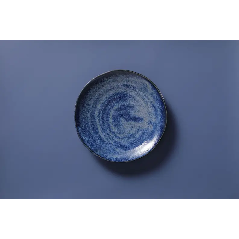 Plate Deep Blue Kiryu Palmer