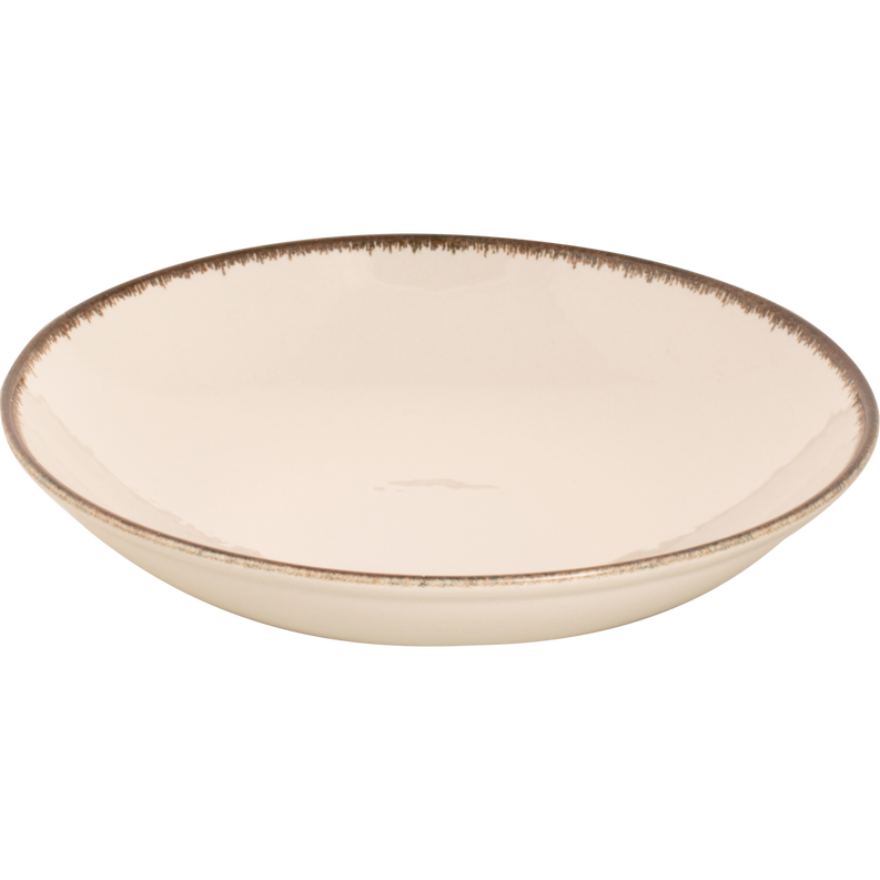 Plate Deep Cream Akoya Maastricht