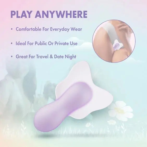 Play With Me Flutter Love Love Silicone Vibrator Blush Novelties