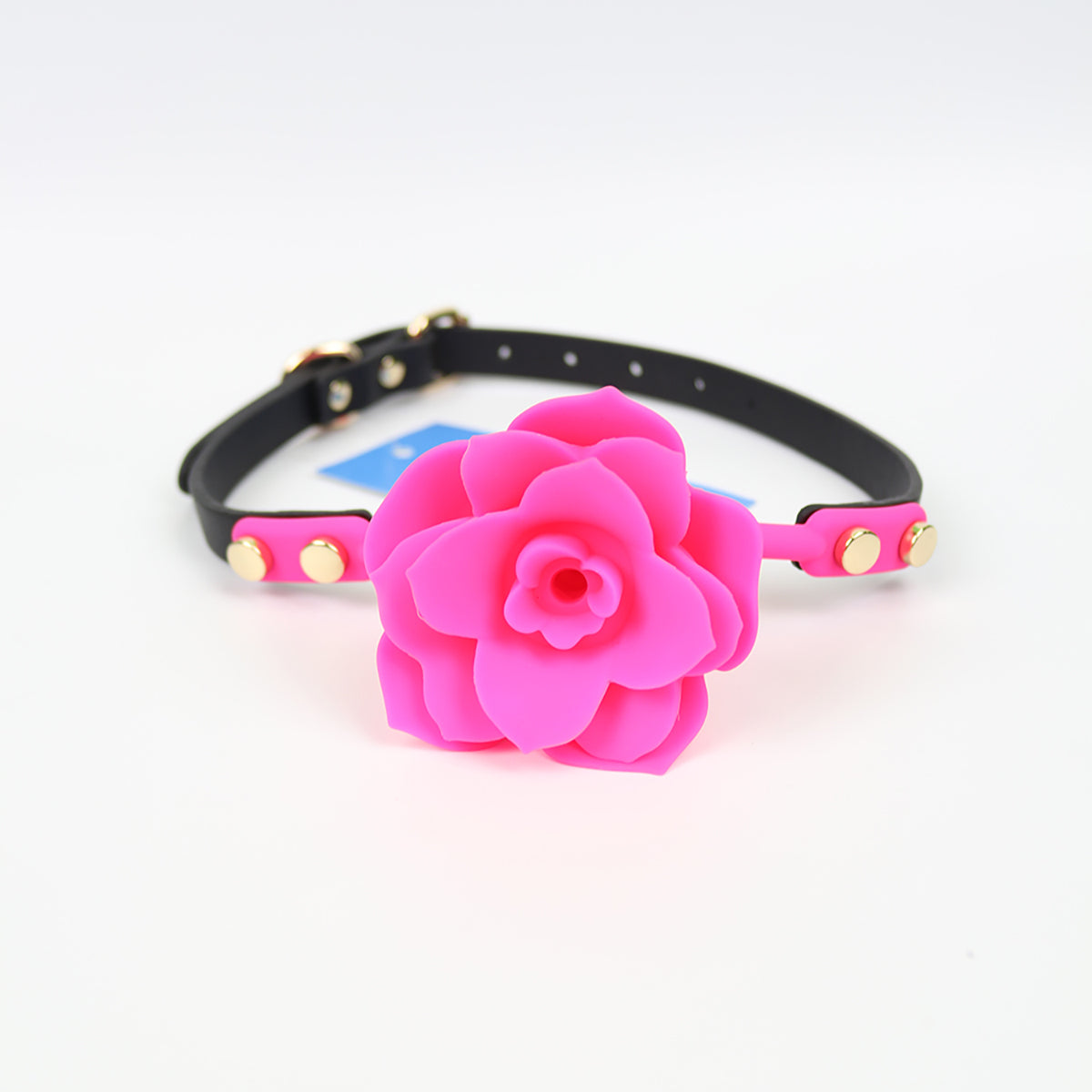 Ple'sur Flower Ball Gag Breathable Silicone- Pink Plesur