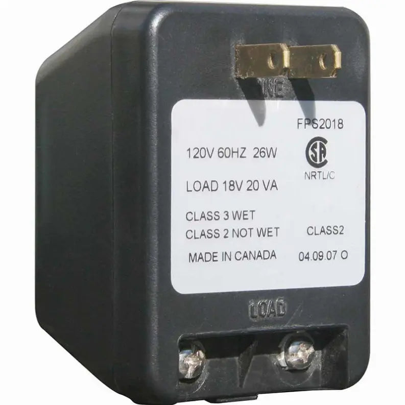 Plug-In Transformer For Edgewood And Bayside Estate Lighted Address Plaques Qualarc