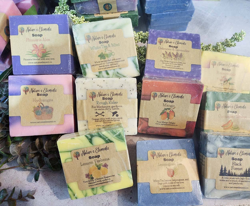 Plumeria & Aloe Handcrafted Soap Natures Elements