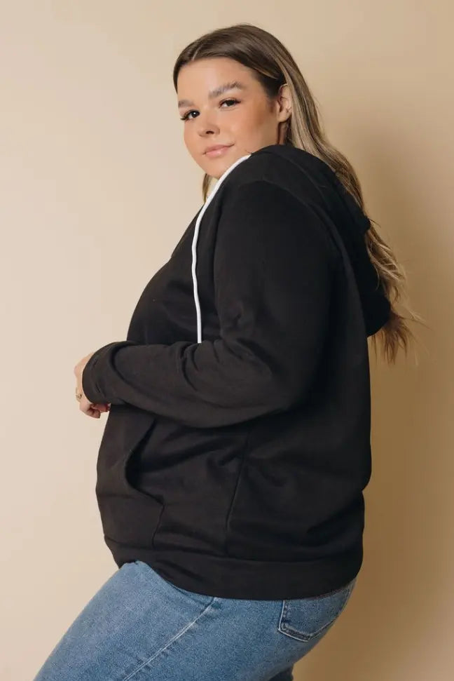 Plus Size - Jasmine Zip- Up Jacket Stay Warm in Style