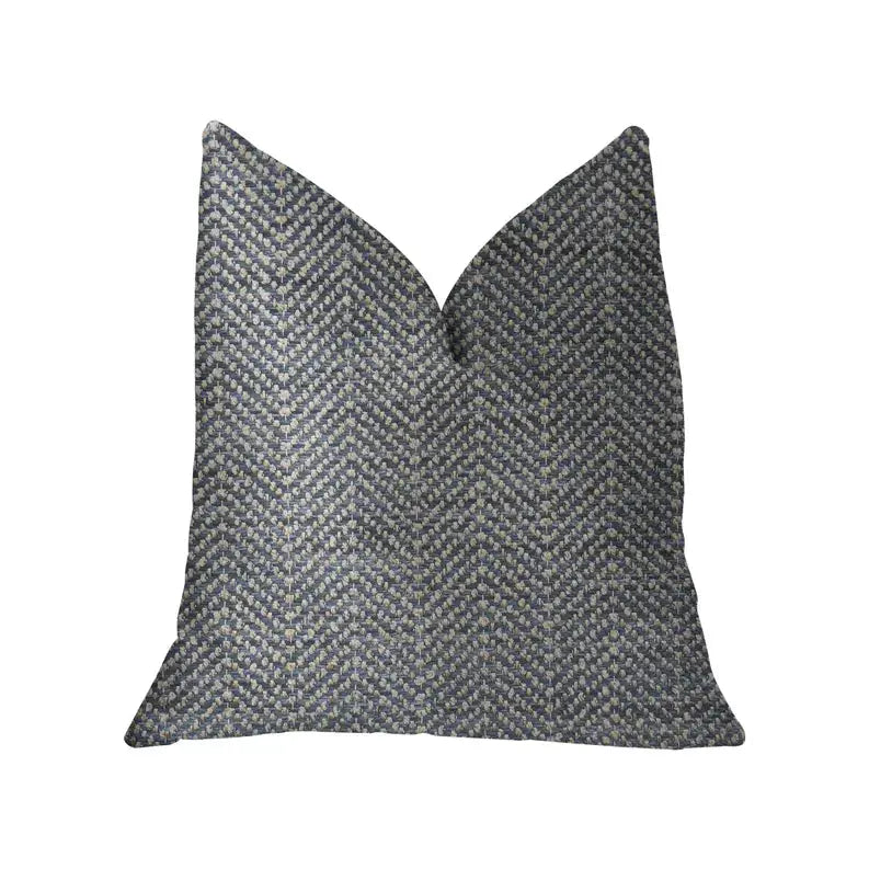 Plutus Amalfi Blue and Ivory Luxury Throw Pillow Plutus Brands
