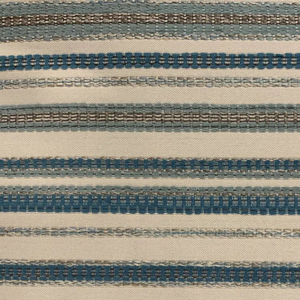 Plutus Blue Lanes Stripe Luxury Throw Pillow Plutus Brands