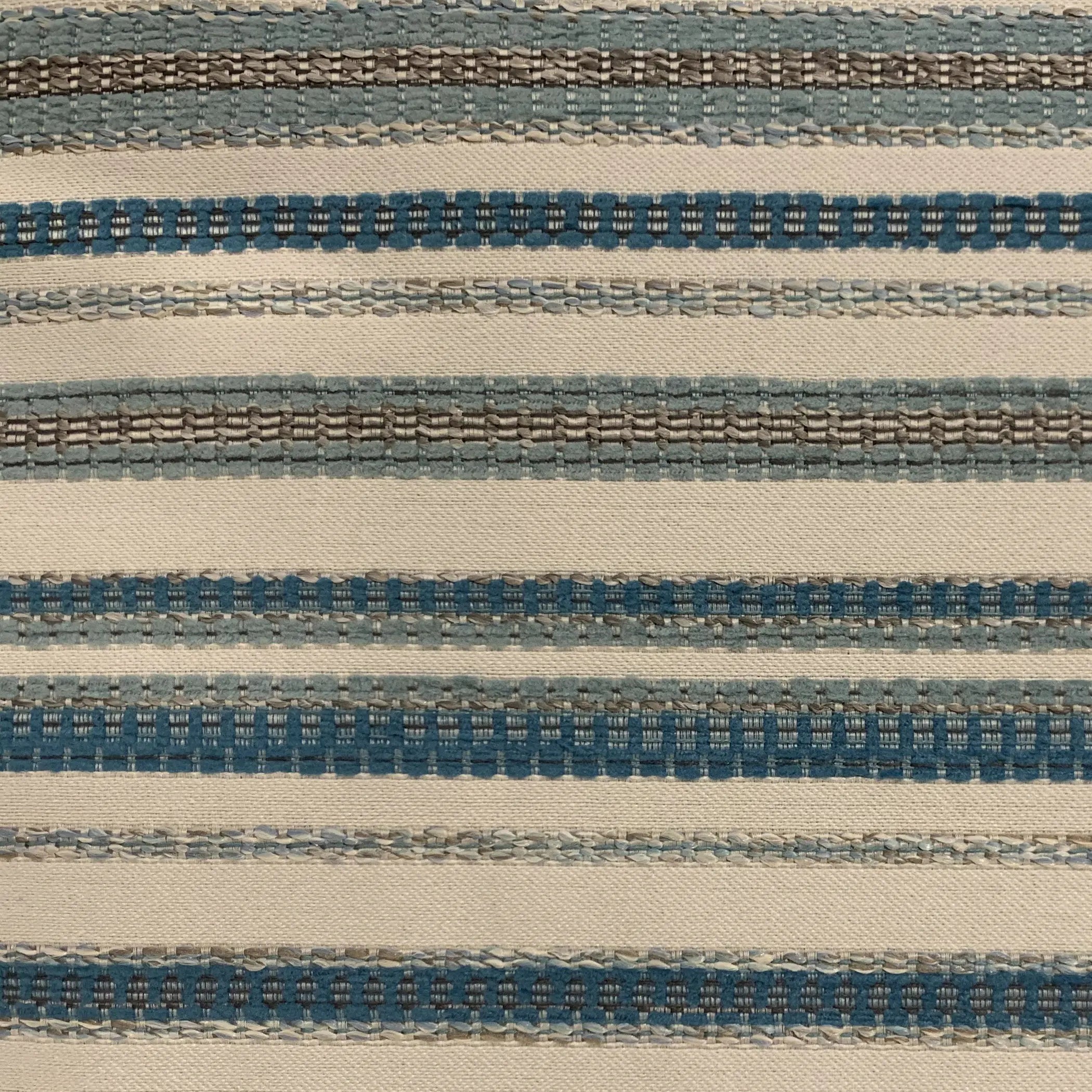 Plutus Blue Lanes Stripe Luxury Throw Pillow Plutus Brands