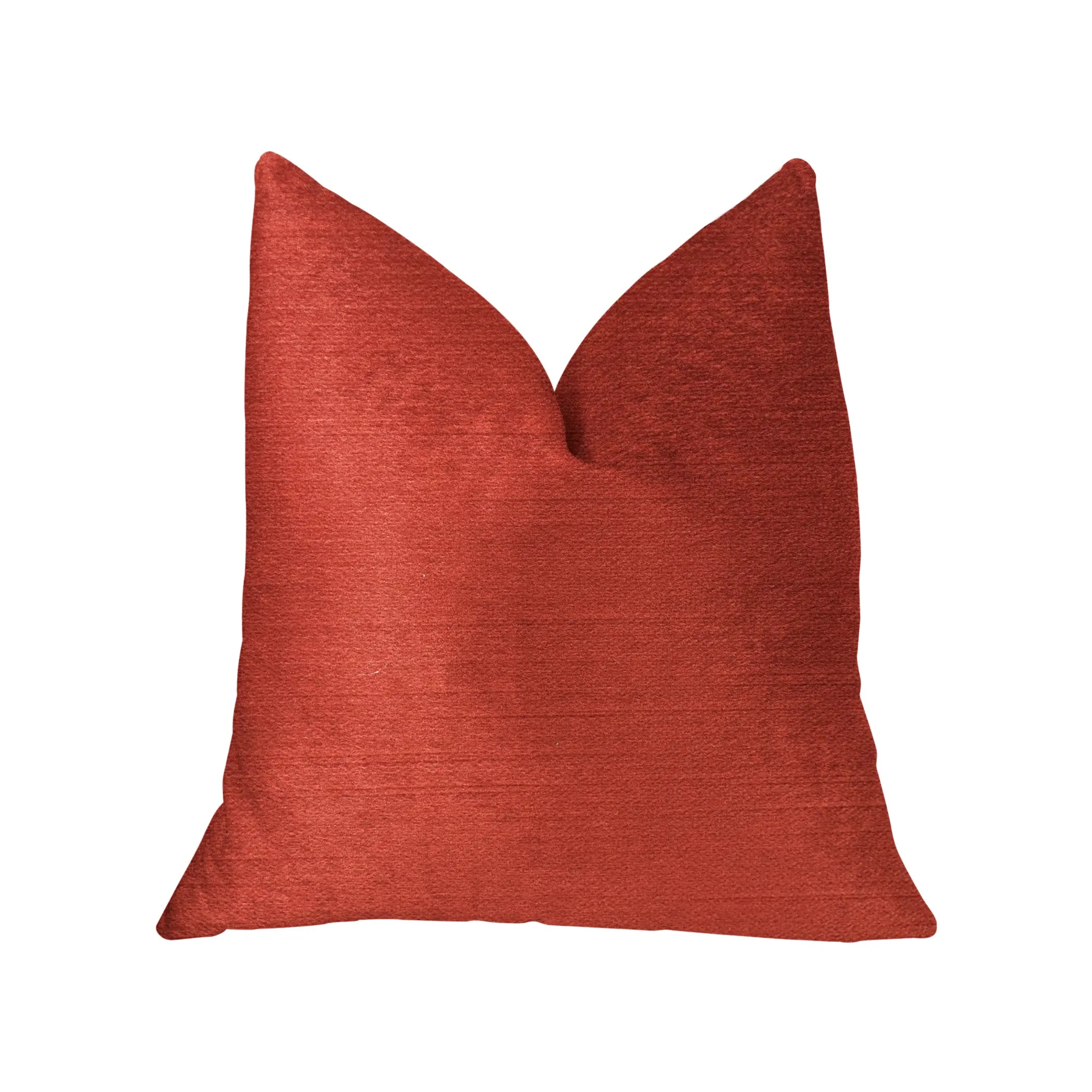 Plutus Cherry Love Orange and Red Luxury Throw Pillow Plutus Brands