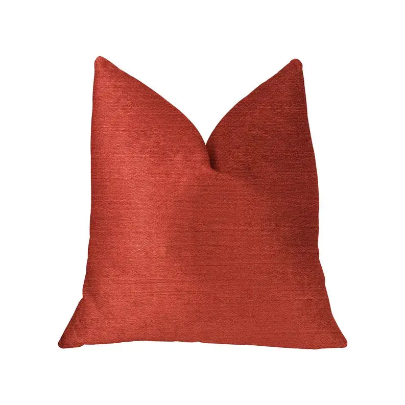 Plutus Cherry Love Orange and Red Luxury Throw Pillow Plutus Brands