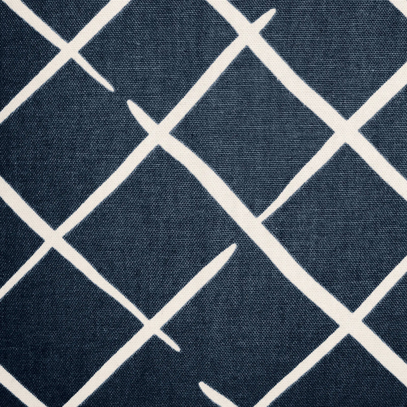 Plutus DaVinci Blue and White Luxury Throw Pillow Plutus Brands