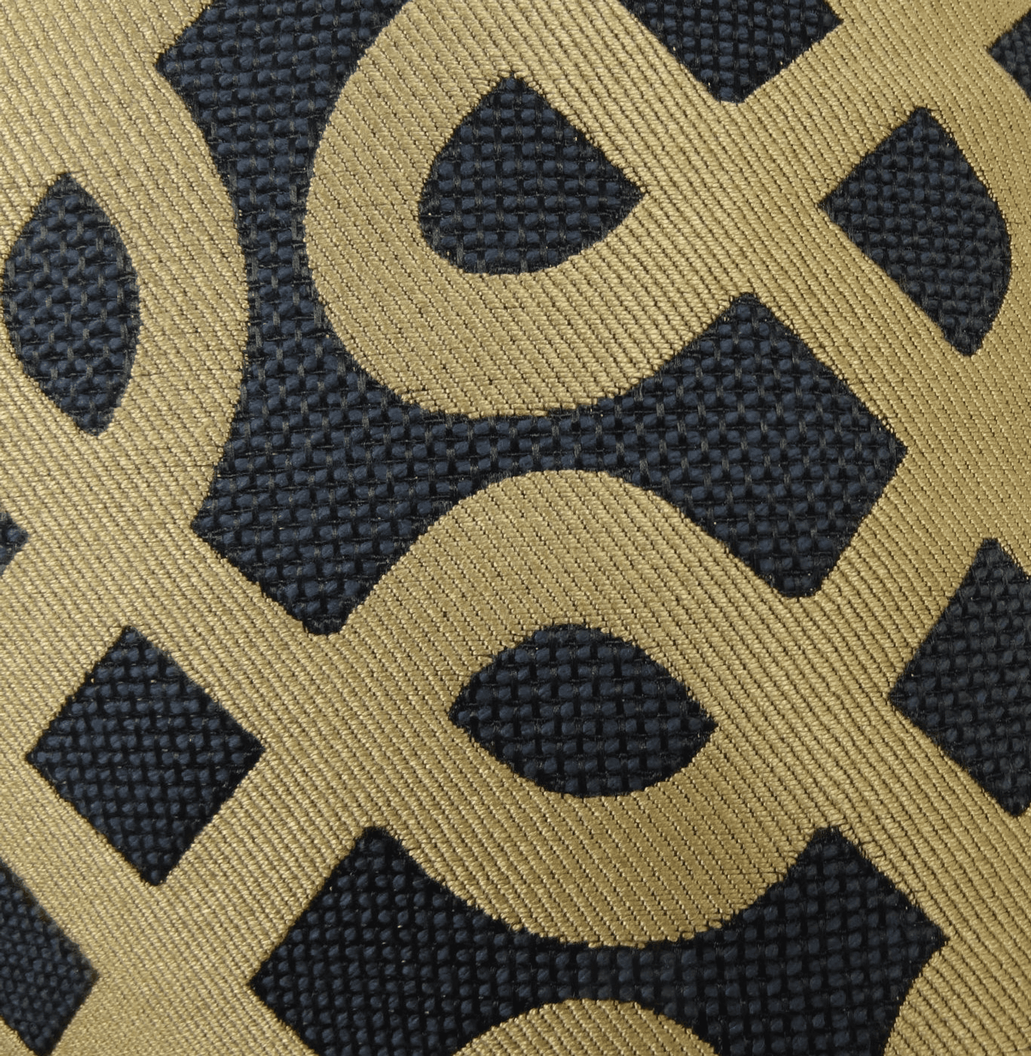 Plutus Golden Maze Black and Gold Handmade Luxury Pillow Plutus Brands