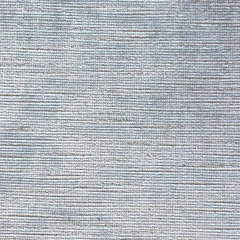 Plutus Icy Sky Blue and Silver Luxury Throw Pillow Plutus Brands