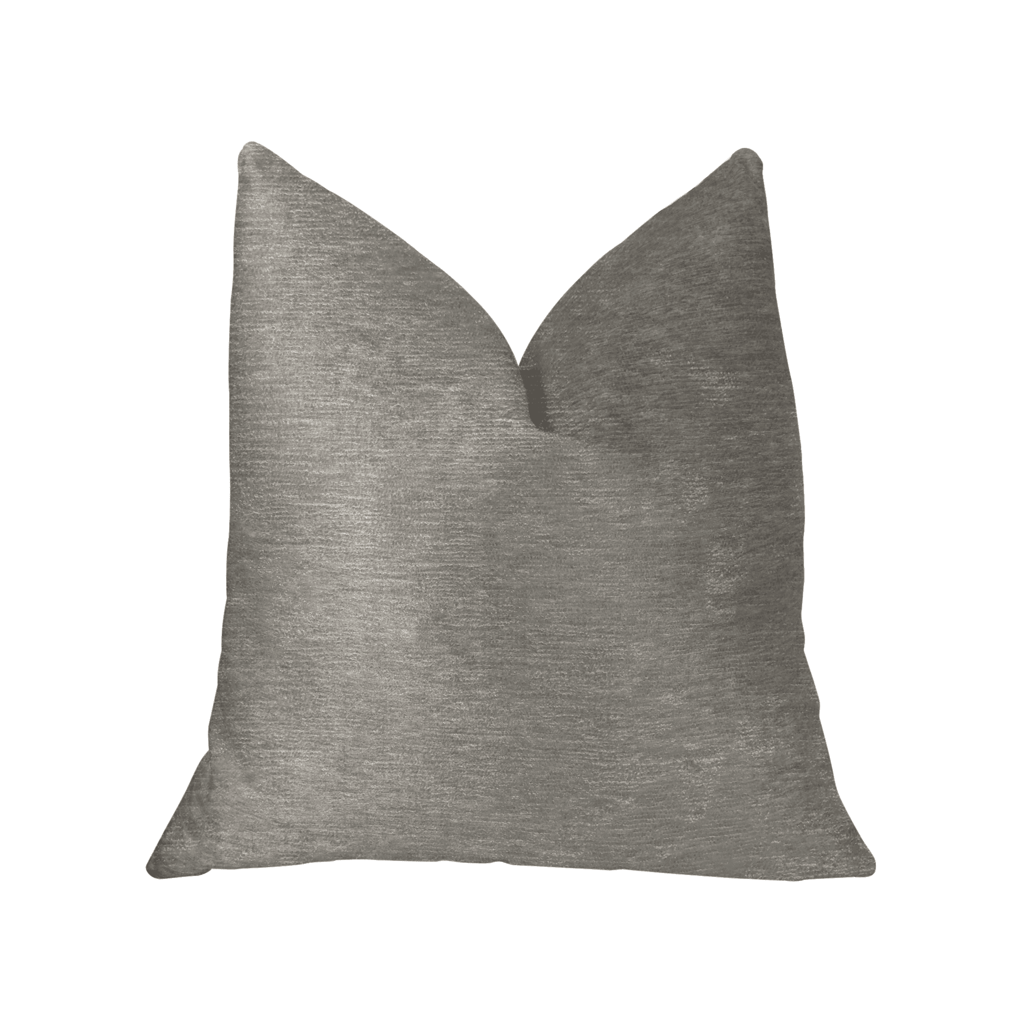 Plutus Pearly Shell Velvet Cream and Ivory Luxury Throw Pillow Plutus Brands