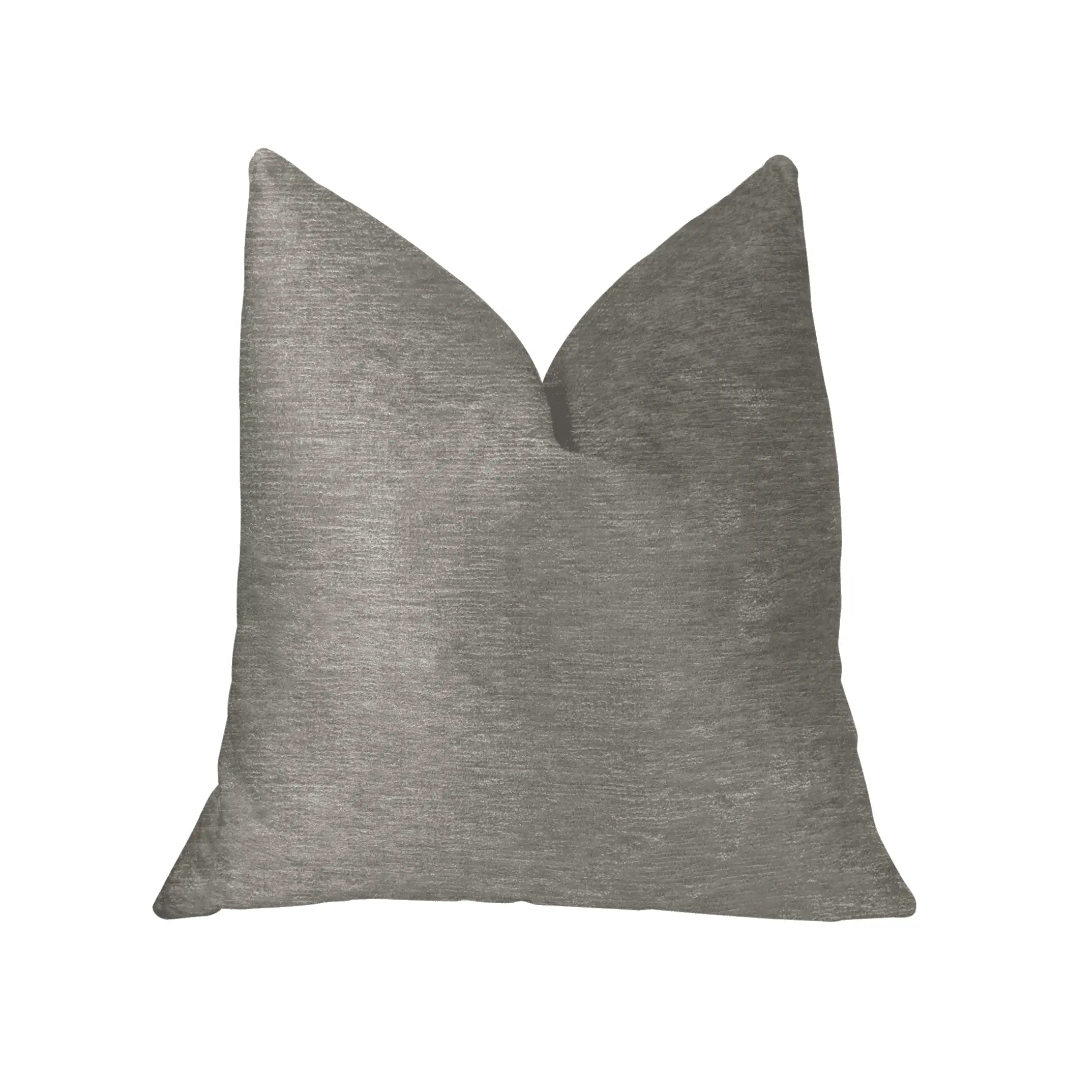 Plutus Pearly Shell Velvet Cream and Ivory Luxury Throw Pillow Plutus Brands