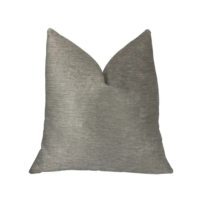 Plutus Pearly Shell Velvet Cream and Ivory Luxury Throw Pillow Plutus Brands
