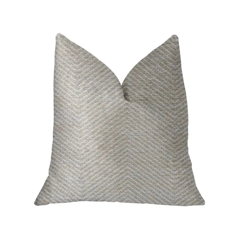 Plutus Plainville Beige Luxury Throw Pillow Plutus Brands