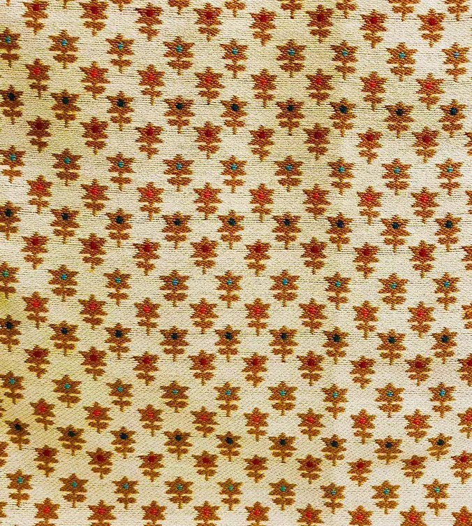 Plutus Rosy Posse Orange and Tan Floral Luxury Throw Pillow Plutus Brands