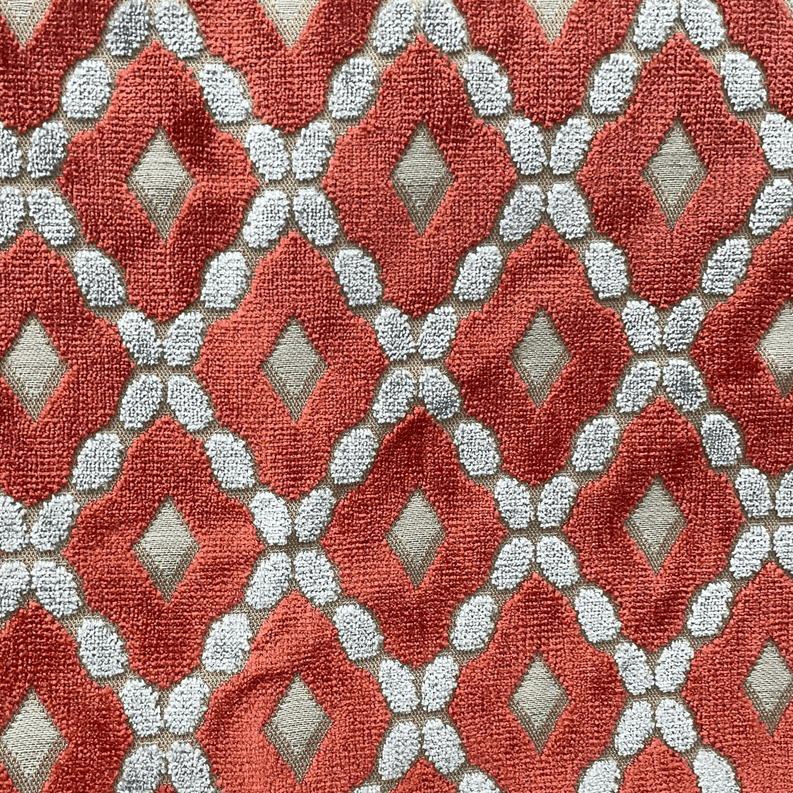 Plutus Velvet Majestic Red, Gray Handmade Luxury Pillow Plutus Brands