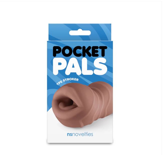 Pocket Pals Mouth Stroker Brown NS Novelties