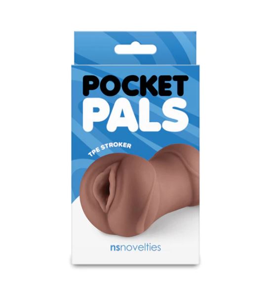Pocket Pals Vagina Stroker Brown NS Novelties