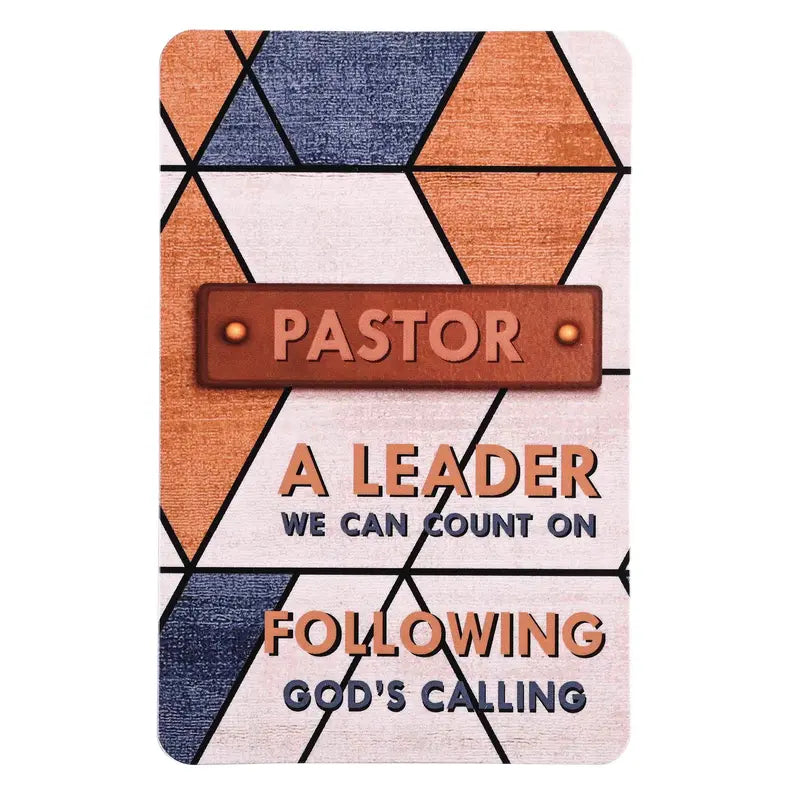 Pocketcard Pastor A Leader We Can Count Dicksons Inc