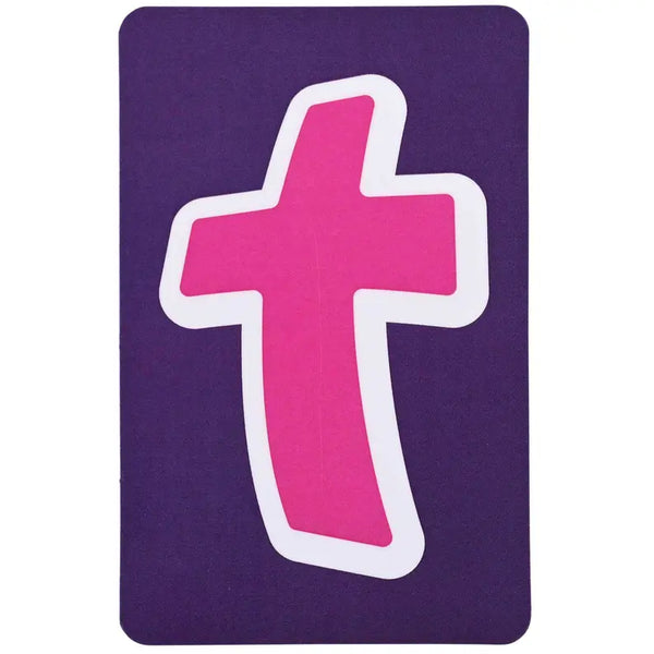 Pocketcard Pink Cross John 3:16 Dicksons Inc
