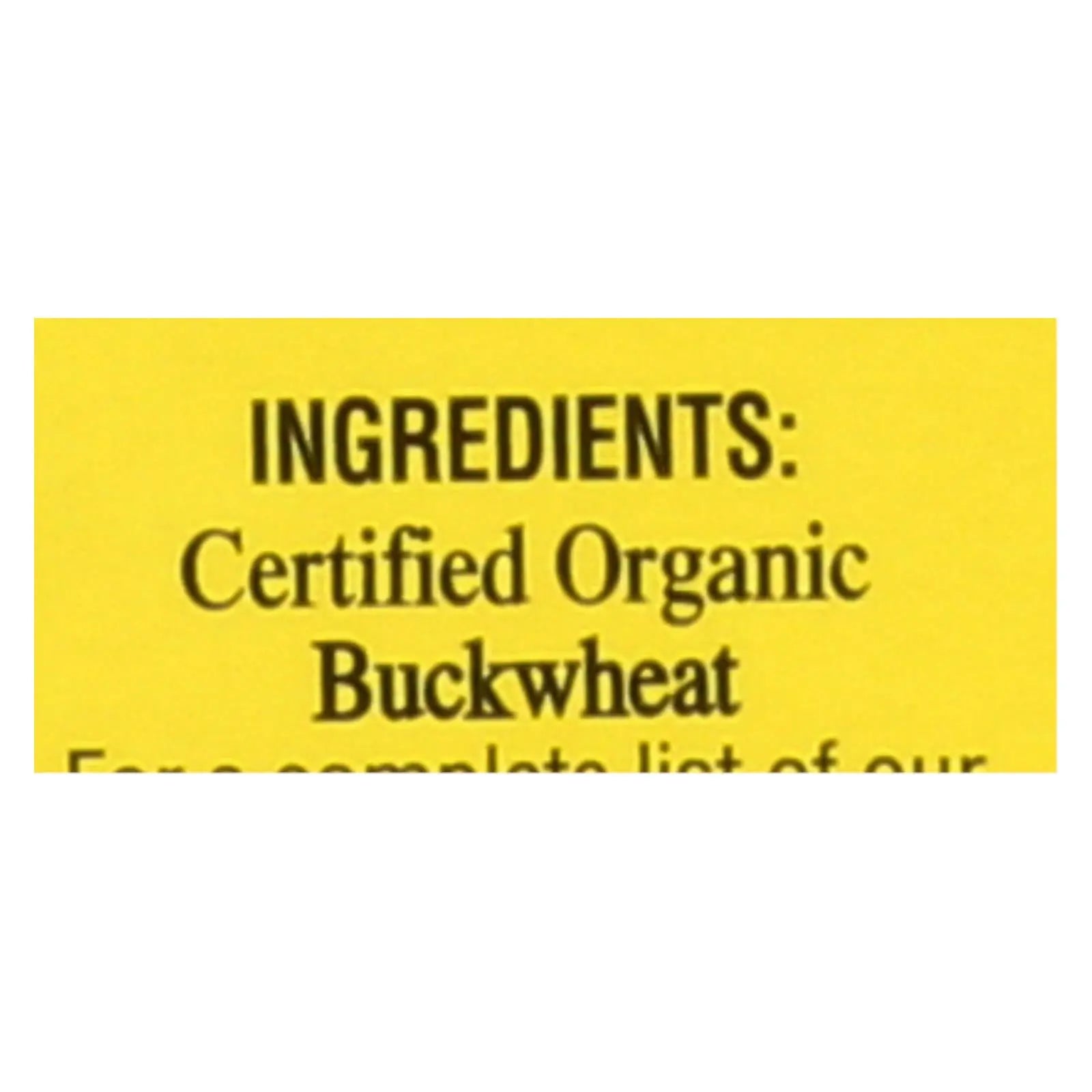 Pocono Cream Of Buckwheat - Organic - Case Of 6 - 13 Oz. - GreatEagleInc