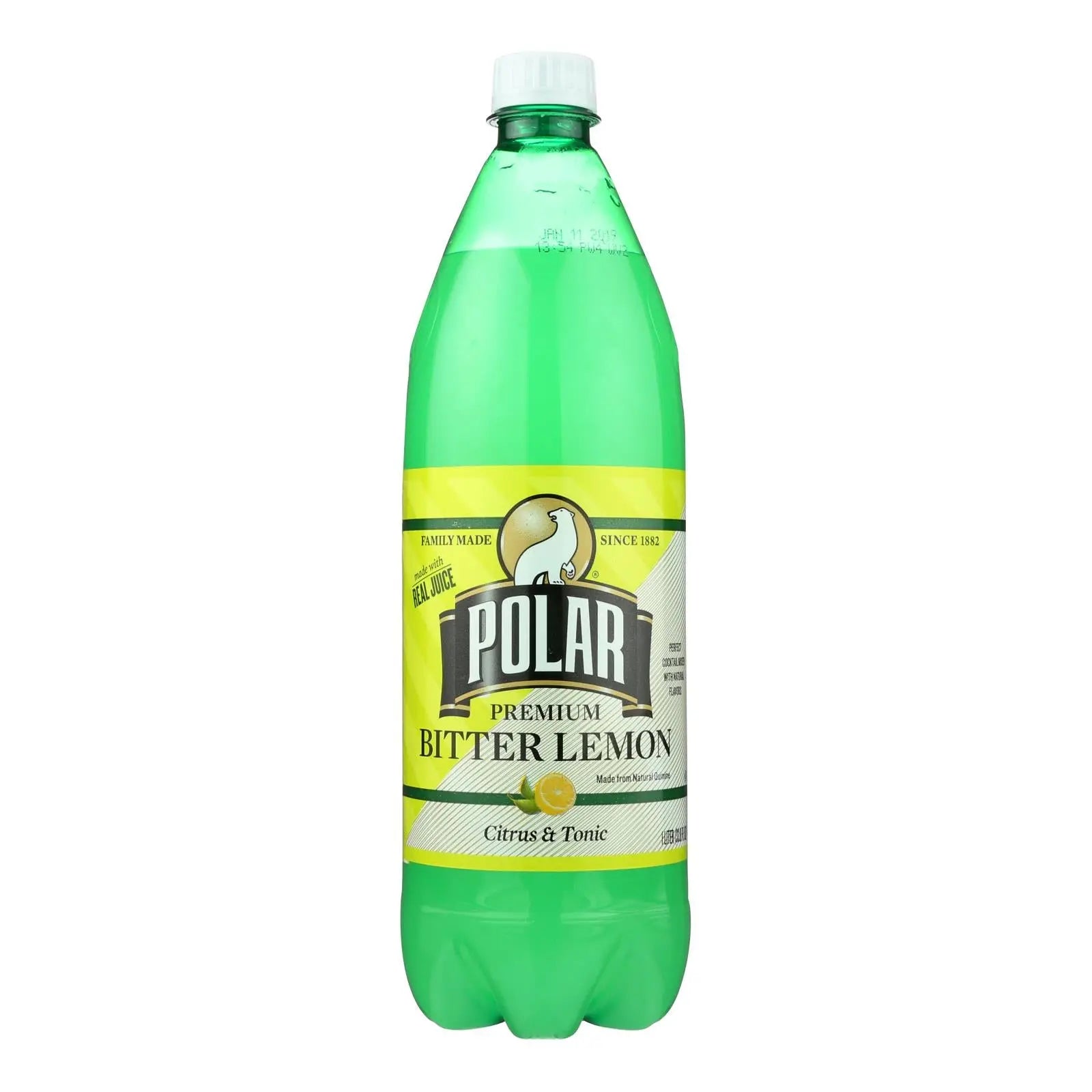 Polar Beverages Bitter Lemon - Case Of 12 - 33.8 Fz Polar Beverages