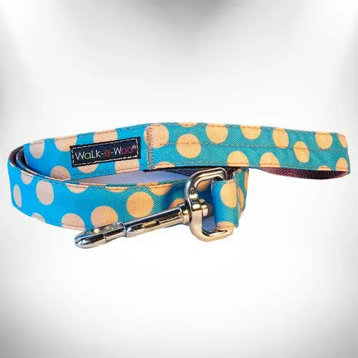 Polka Dot Dog - Tan Dots Leads Walk-e-Woo