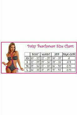 Polka Dot Pucker Back Bikini with Lace Trim Daisy Corsets
