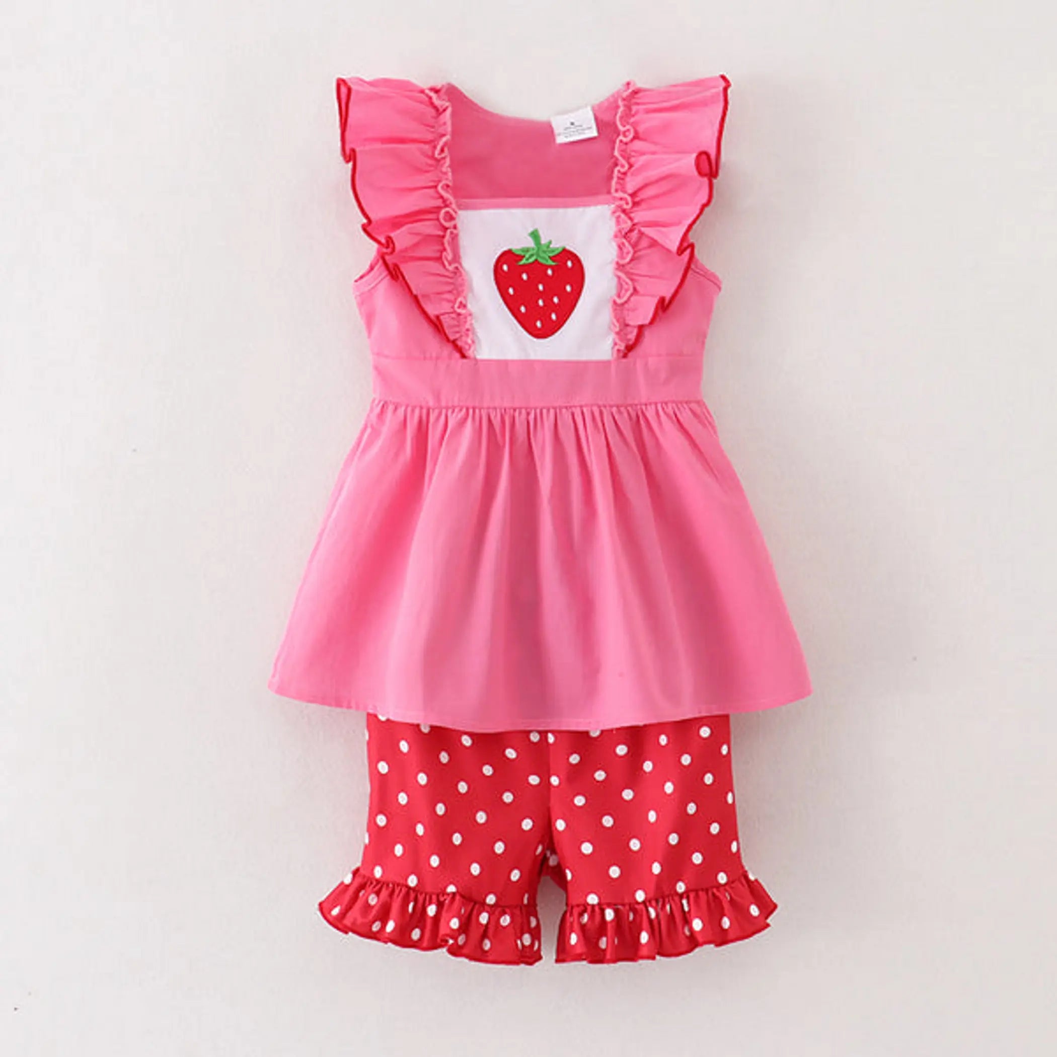 Polka Dot Strawberry Outfit Melina & Me