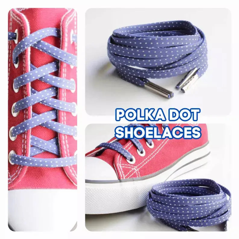 Polka Dots Shoelaces Cutelaces
