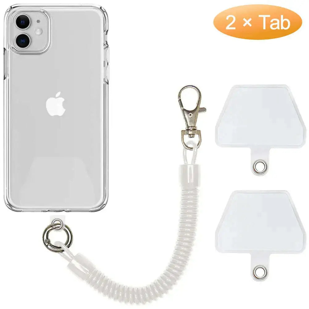 Polyester-Adjustable-Webbing-Lanyard-Transparent-Wrist-Lanyard-Gasket-Hanging-Neck-Sling-Multifunctional-Mobile-Phone-Rope-GreatEagleInc-334202296