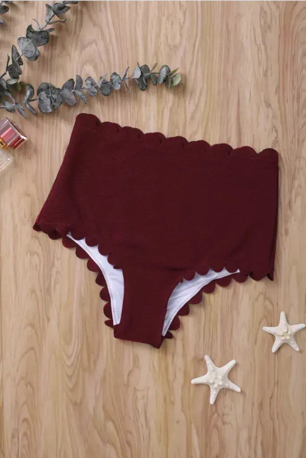Pompano High Waist Swim Bottoms Stay Warm in Style