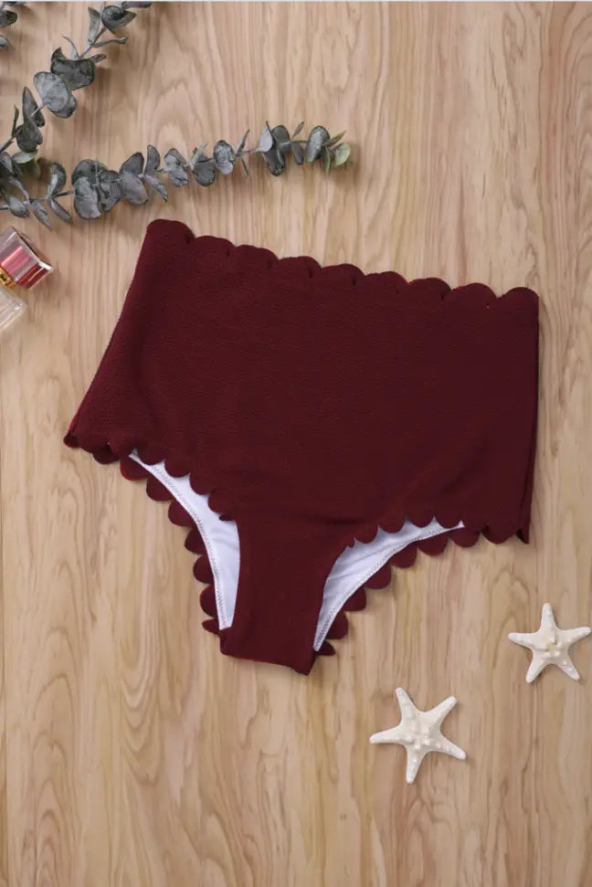 Pompano High Waist Swim Bottoms Stay Warm in Style