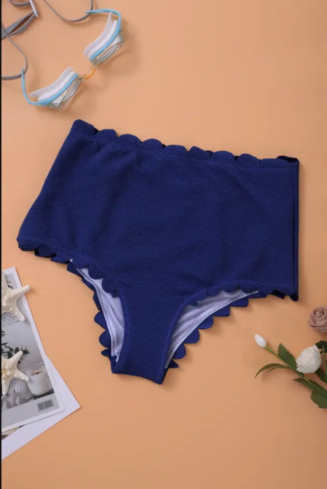 Pompano High Waist Swim Bottoms Stay Warm in Style
