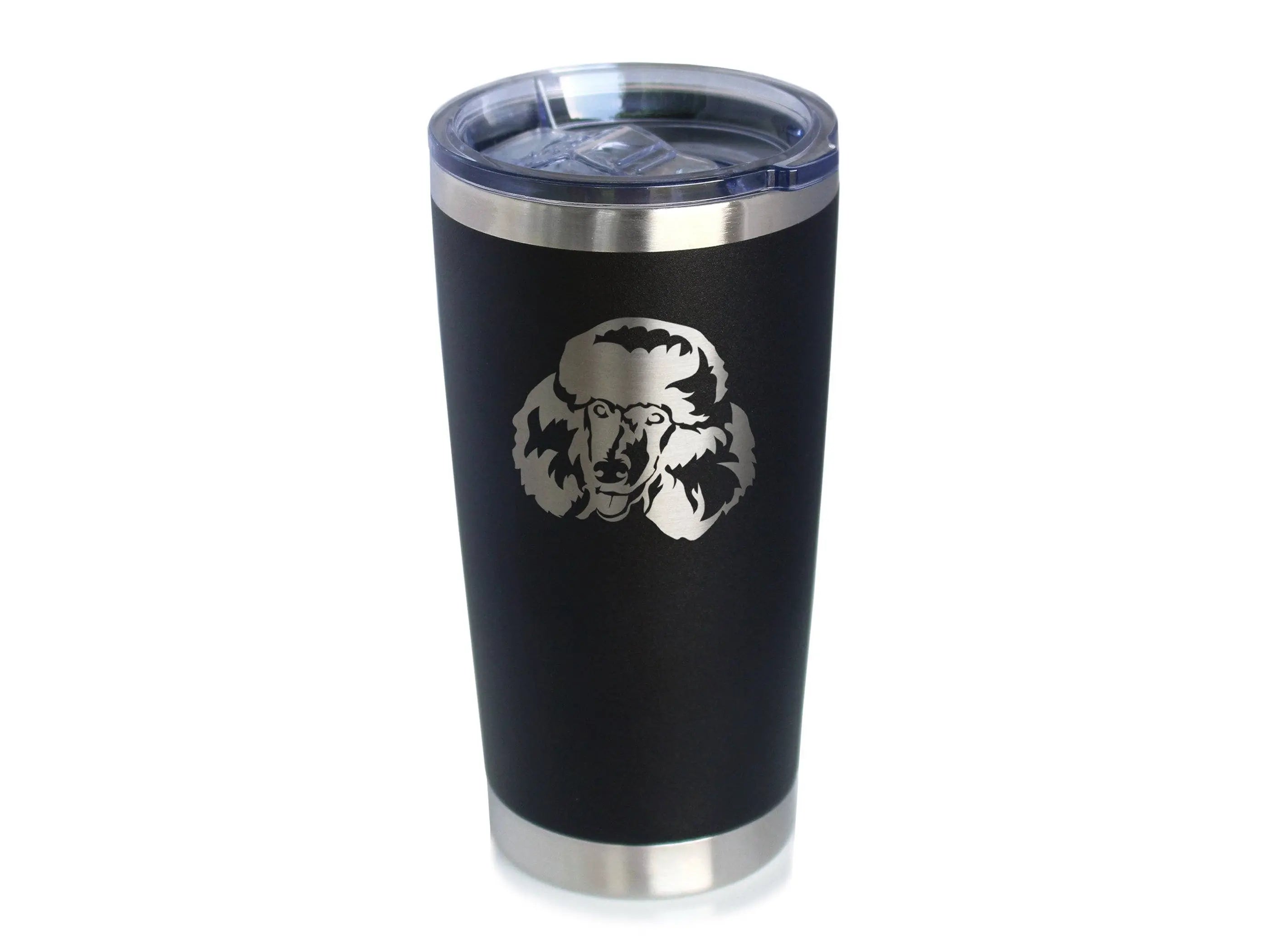 Poodle Happy Face Insulated Travel Tumbler - Dog Gifts Bevvee