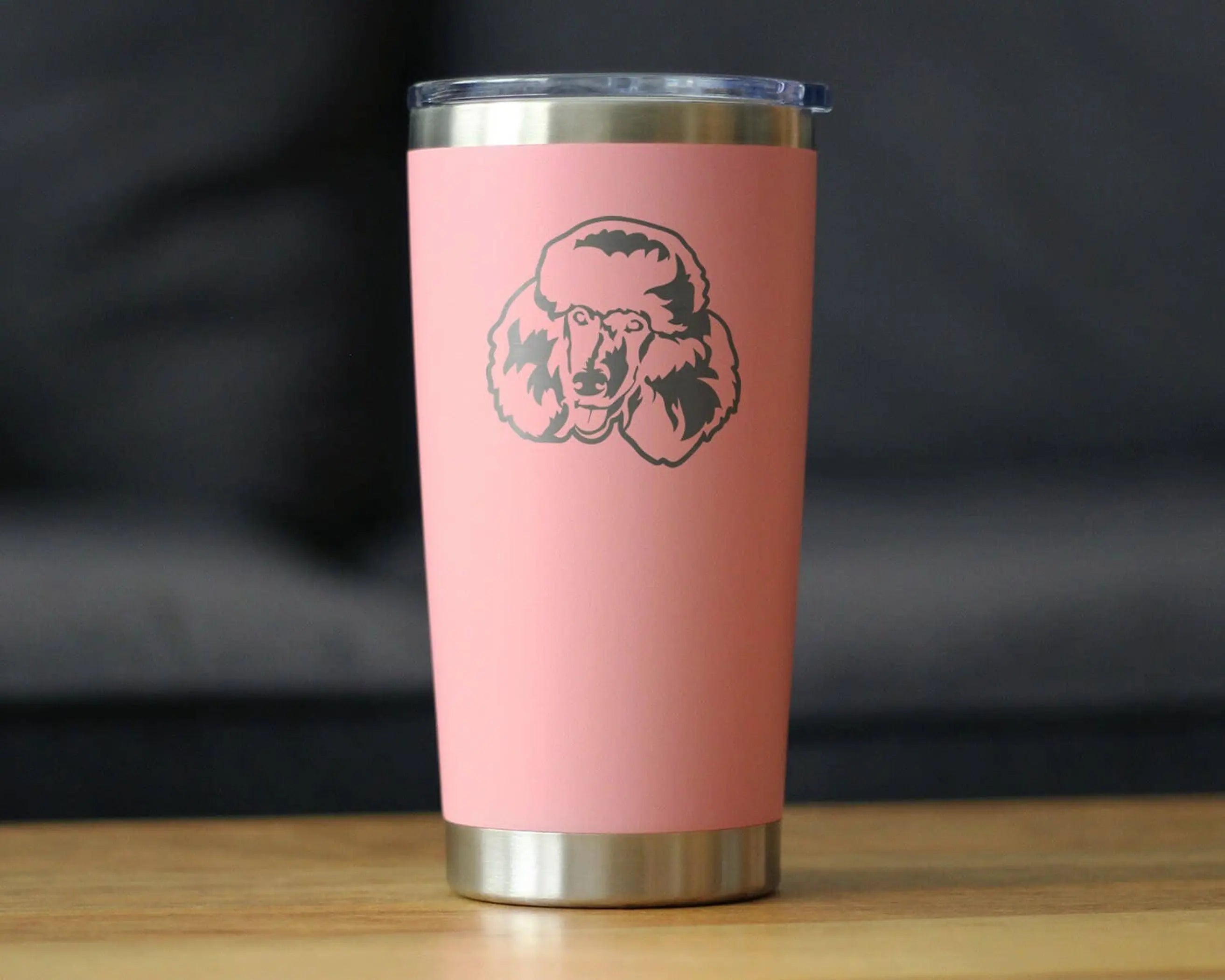 Poodle Happy Face Insulated Travel Tumbler - Dog Gifts Bevvee