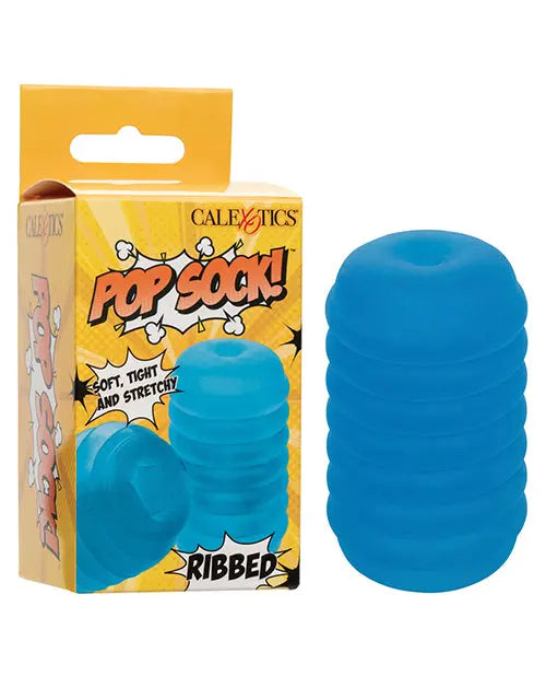 Pop Sock Ribbed Masturbator California Exotic Novelties