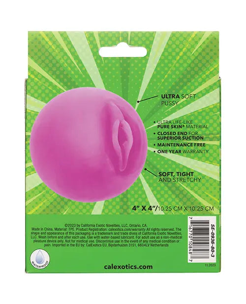 Pop Sock! Pussy Ball Masturbator - Purple California Exotic Novelties