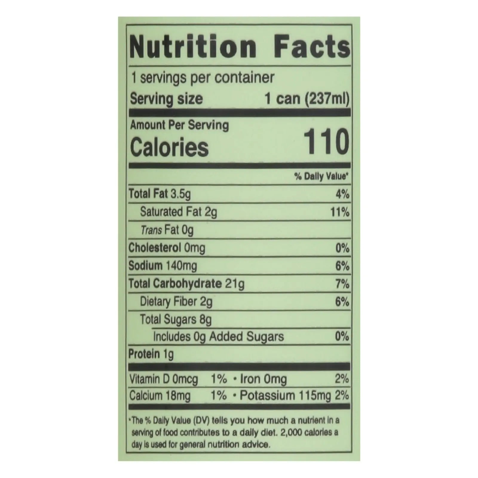 Pop & Bottle - Grn/tea Matcha Latte - Case Of 12-8 Fz Pop & Bottle