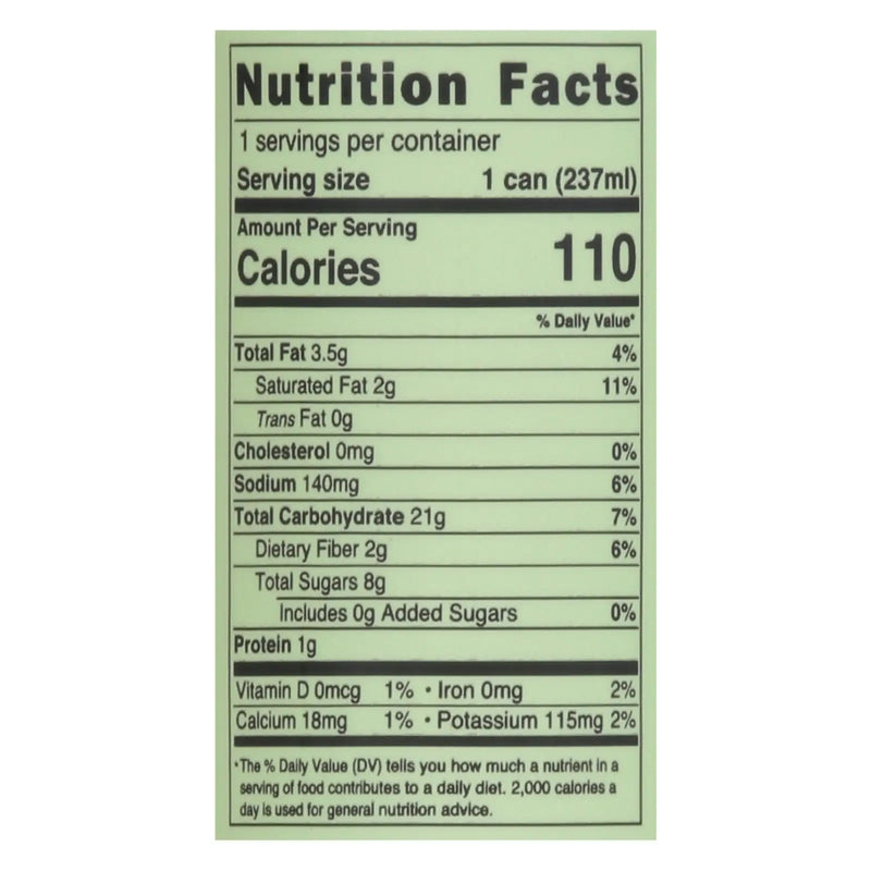 Pop & Bottle - Grn/tea Matcha Latte - Case Of 12-8 Fz Pop & Bottle