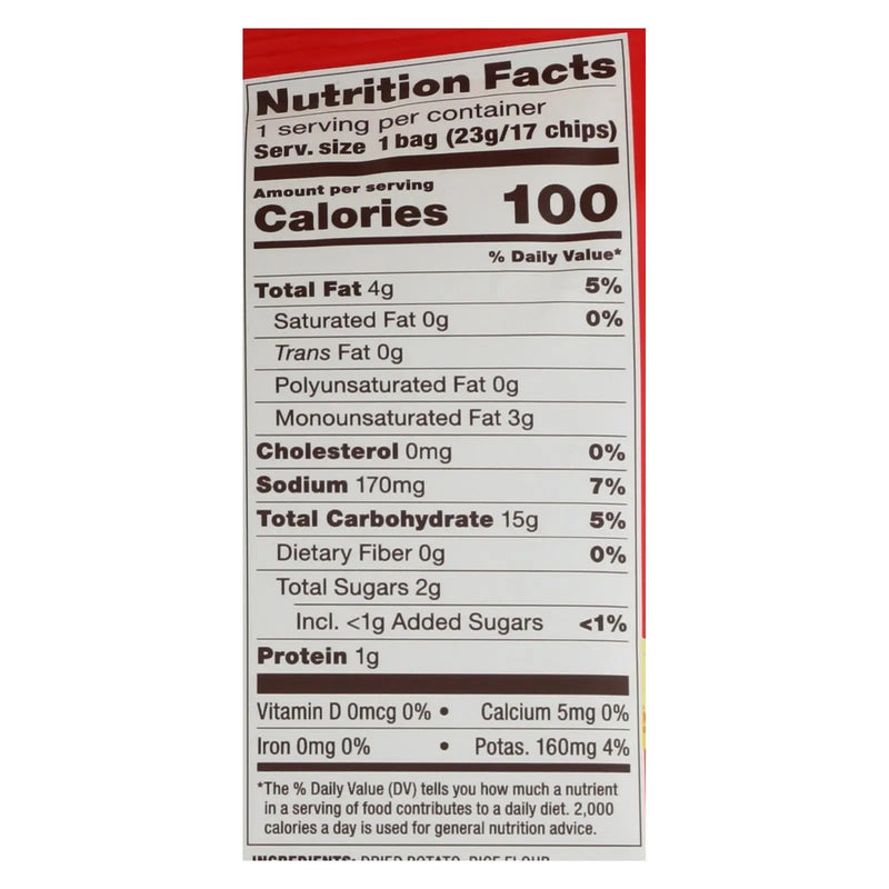 Popchips Potato Chip - Barbeque - Case Of 24 - 0.8 Oz. Popchips