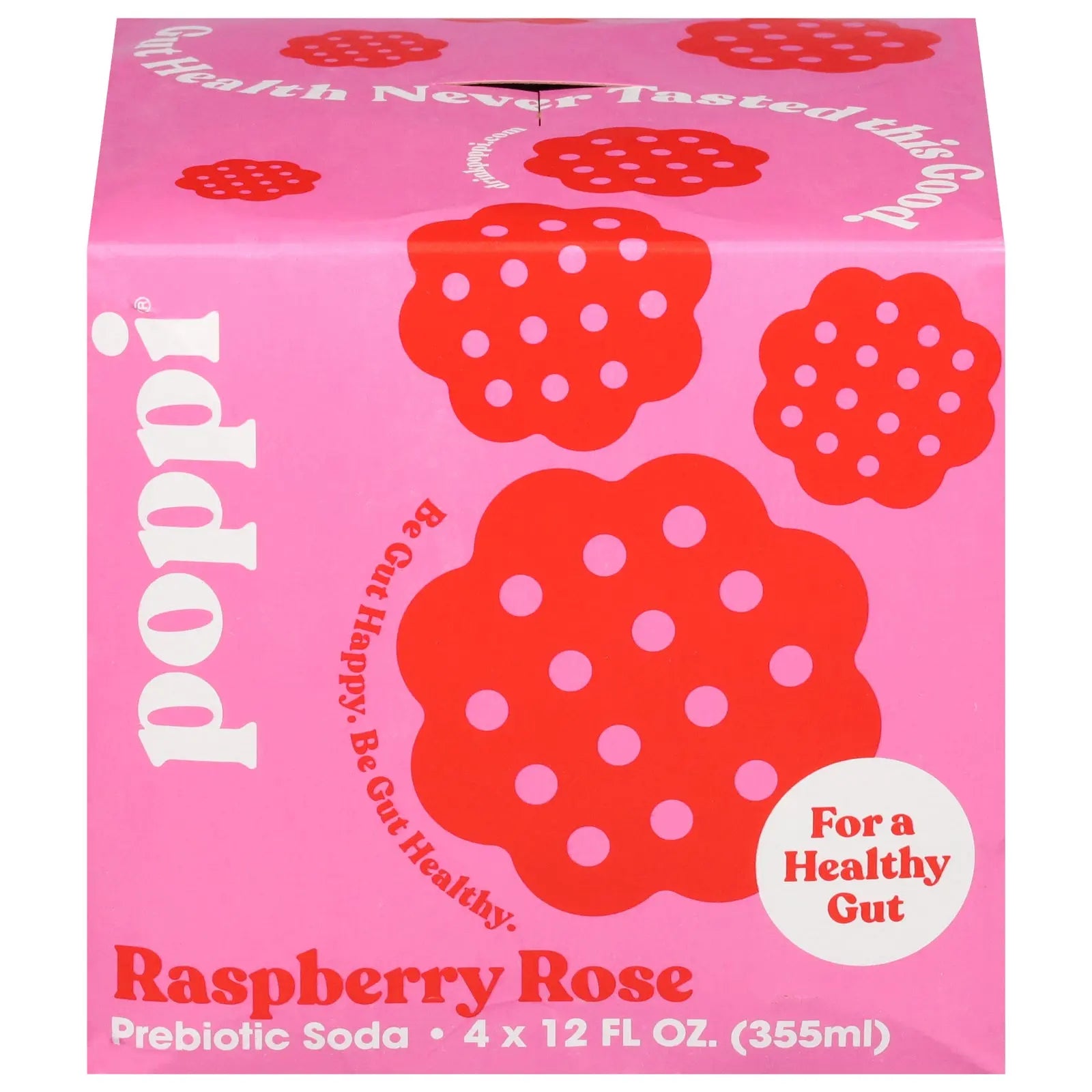 Poppi - Prebio Soda Rasp Rose - Cs Of 6-4/12 Fz Poppi
